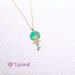 Collar Dije Sirena Colores