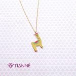 Collar Dije Llama Colores