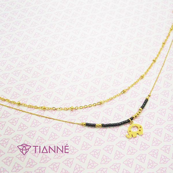 Pulsera Elefante Delgada