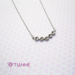 Collar Placa Con Zirconias