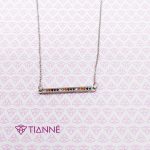 Cadena Placa Piedras